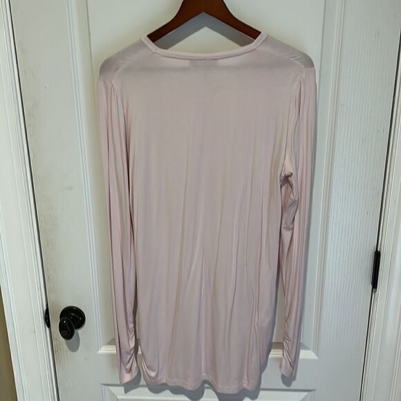 New DeLuxe by Its Long Top Pink with Ruching - Picture 5 of 6